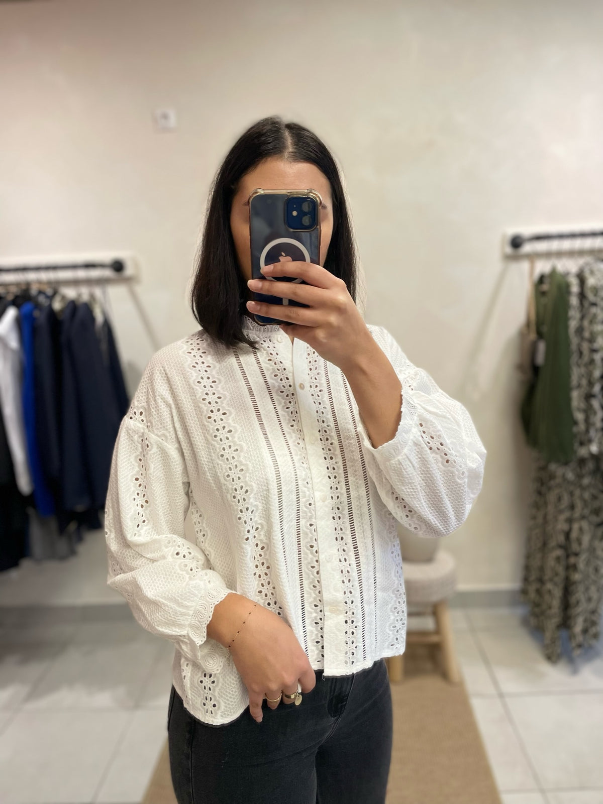 Blouse Blanc - Andria