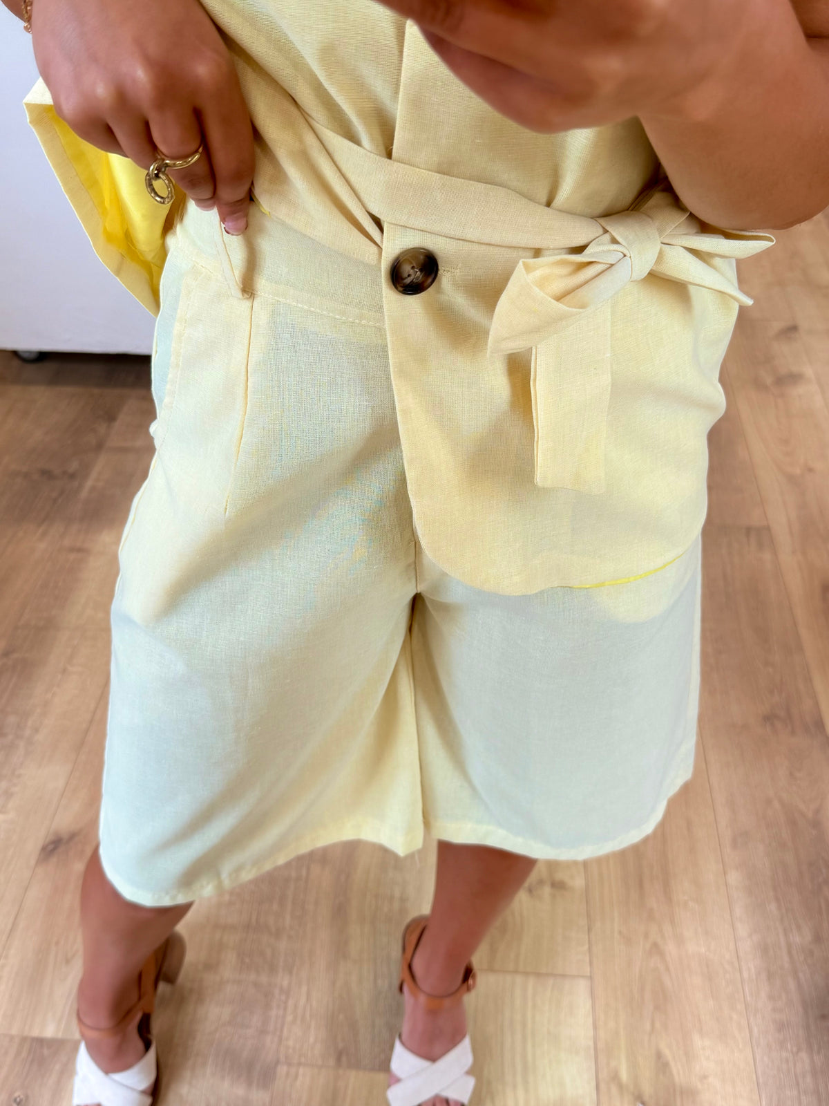 Ensemble Blazer Short Jaune - Margot