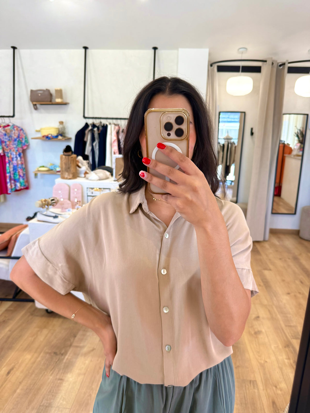 Blouse Camel - Émilie