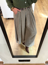 Pantalon vichy kaki - Nael