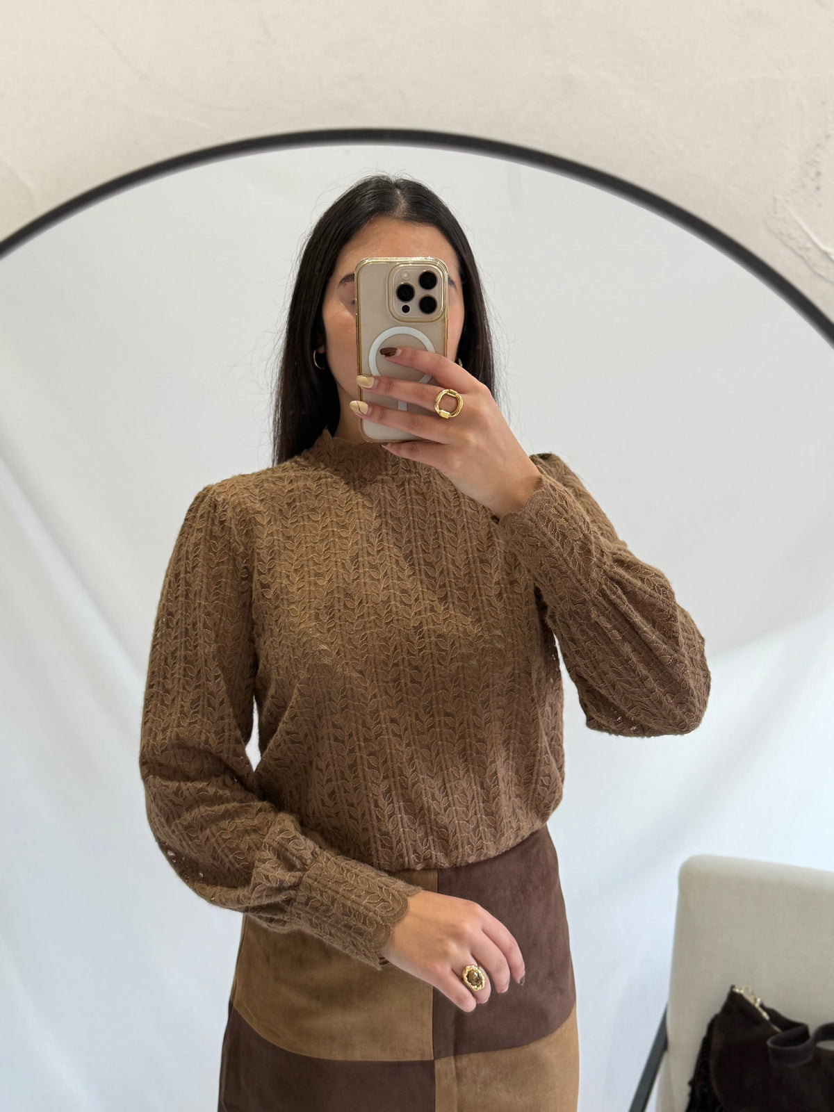 Blouse choco - Laura