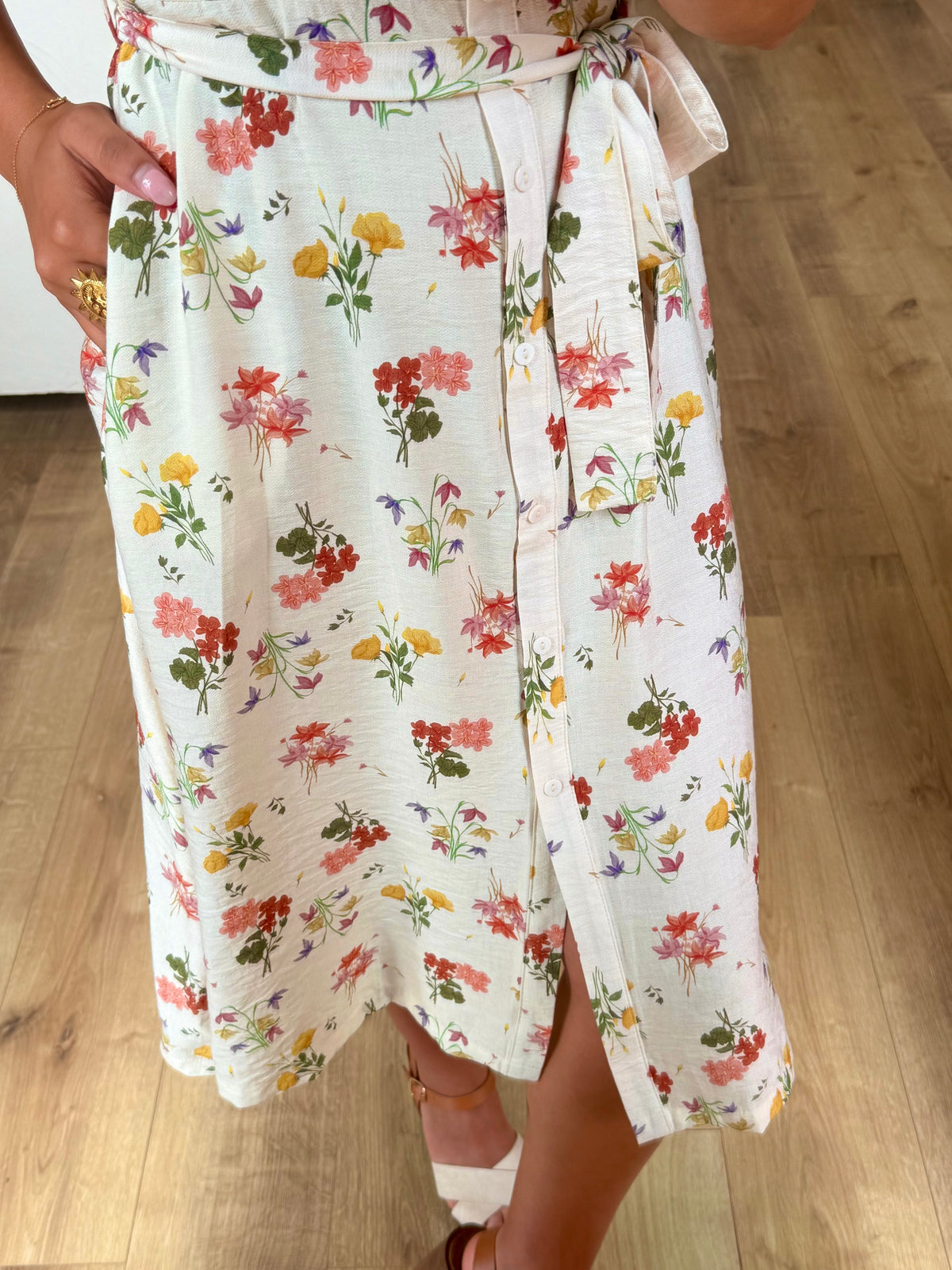Robe Longue Beige - Ambre