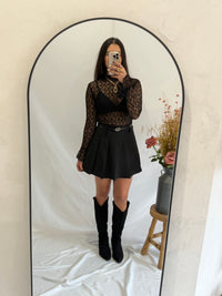 Jupe plissée noir - Oslo