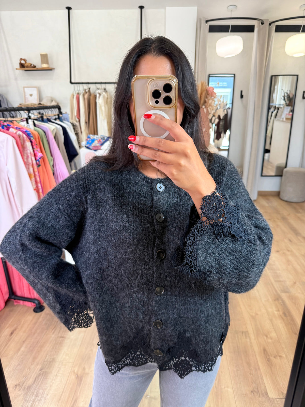 Gilet dentelle - Louisa