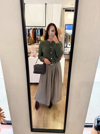 Pantalon vichy kaki - Nael