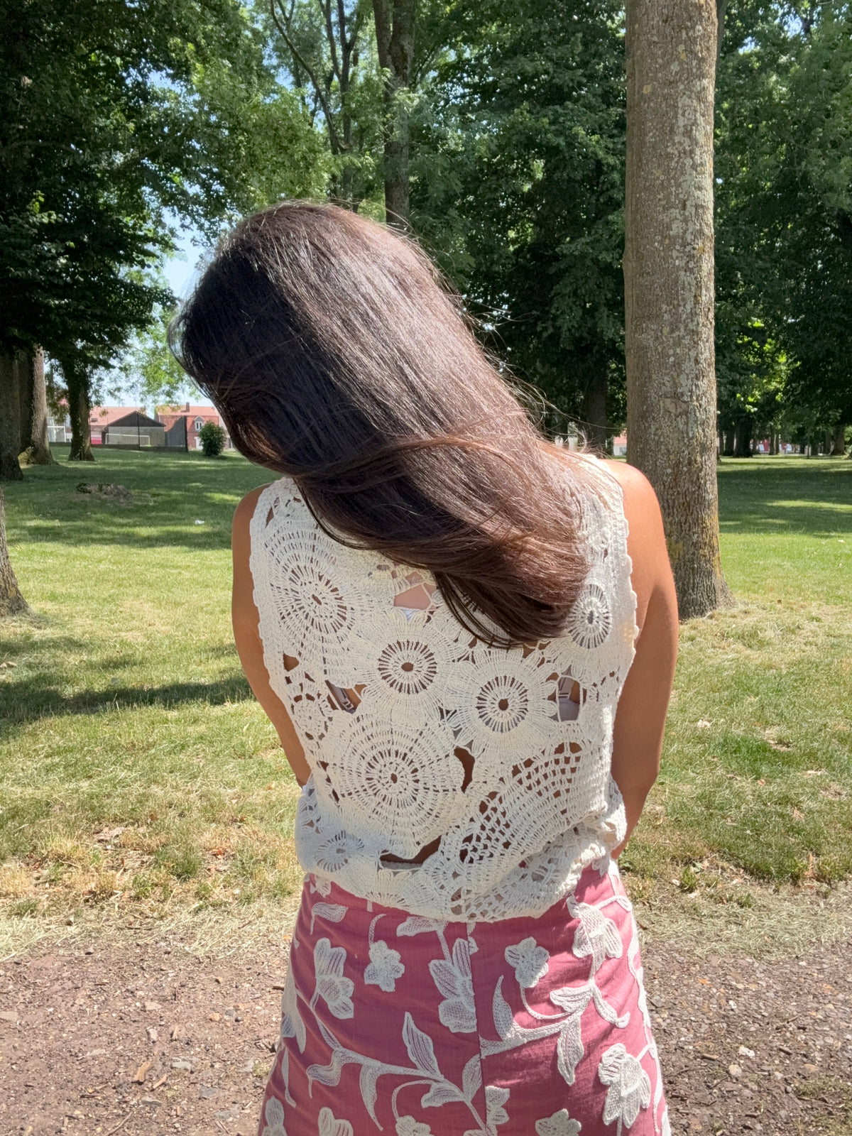 Haut crochet beige - Rio