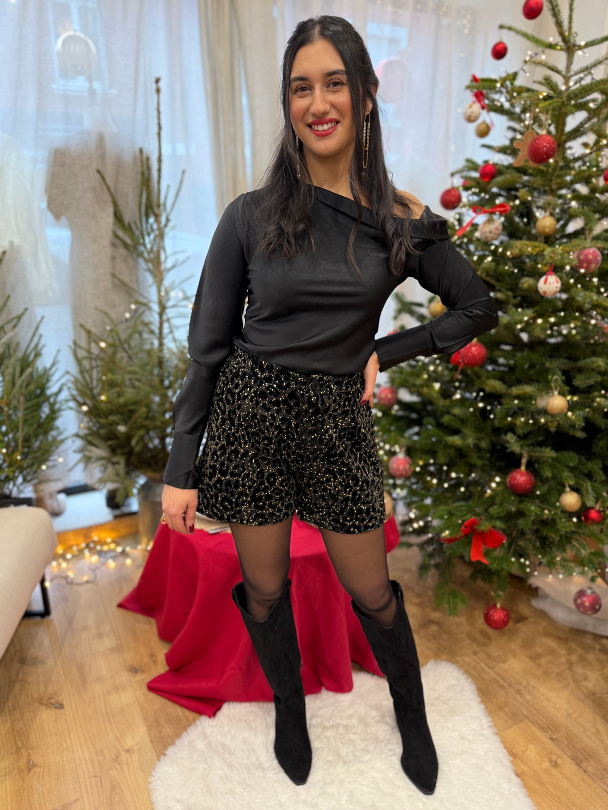 Short noir doré - Olis