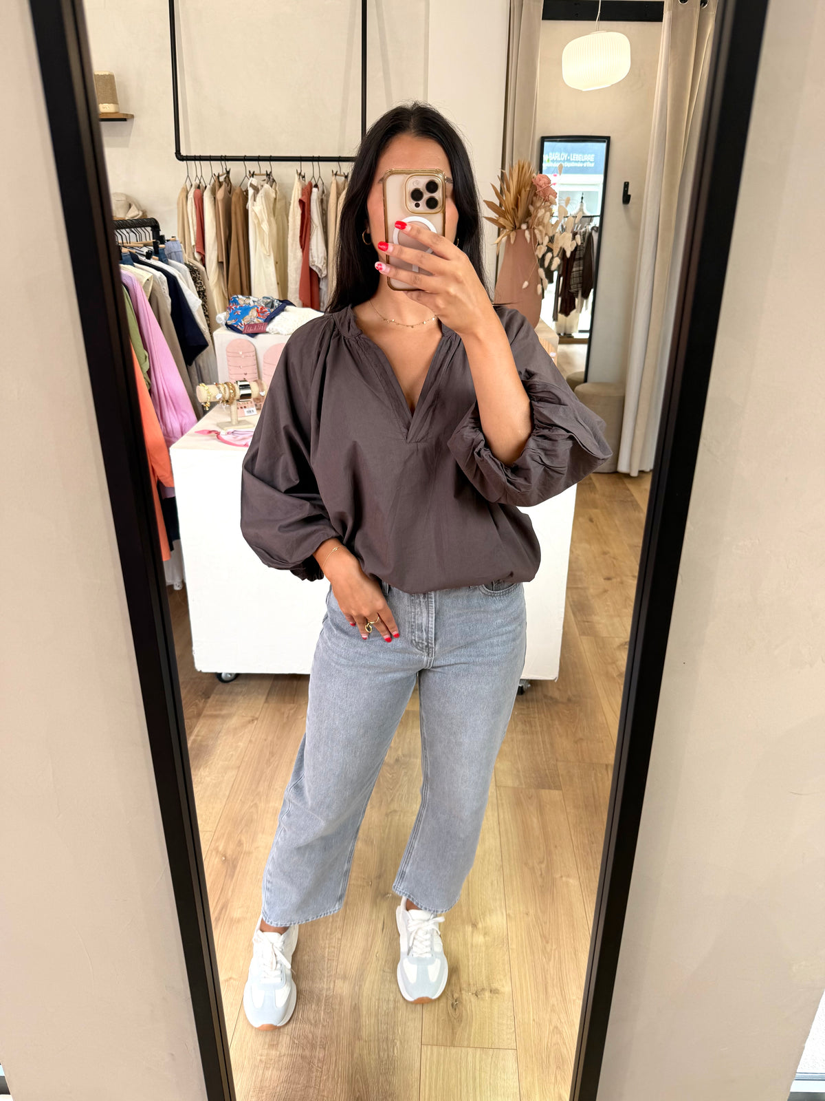 Blouse choco - Lea