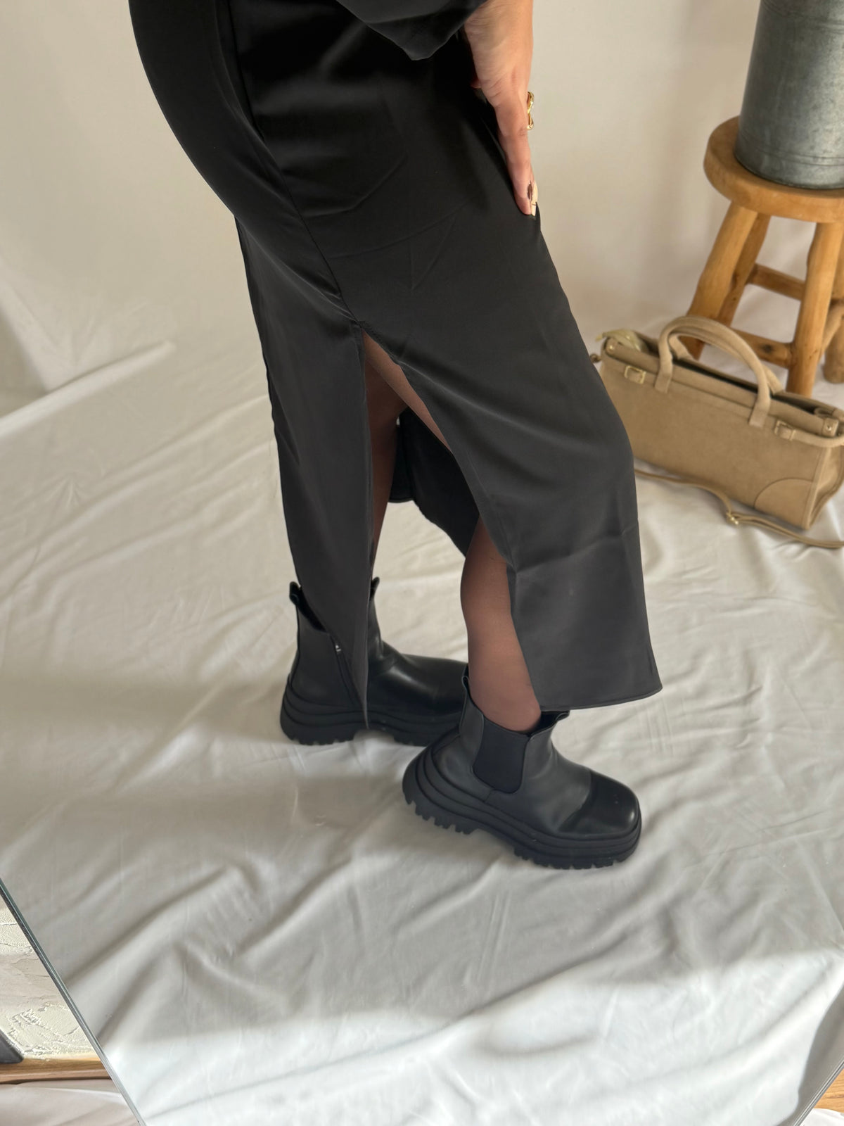 Robe long noir - Romy