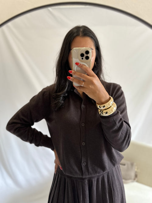 Gilet marron - Oly