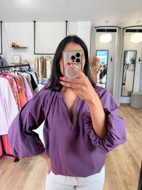 Blouse violet - Lea