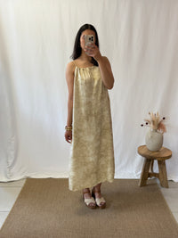 Robe longue beige- Lona