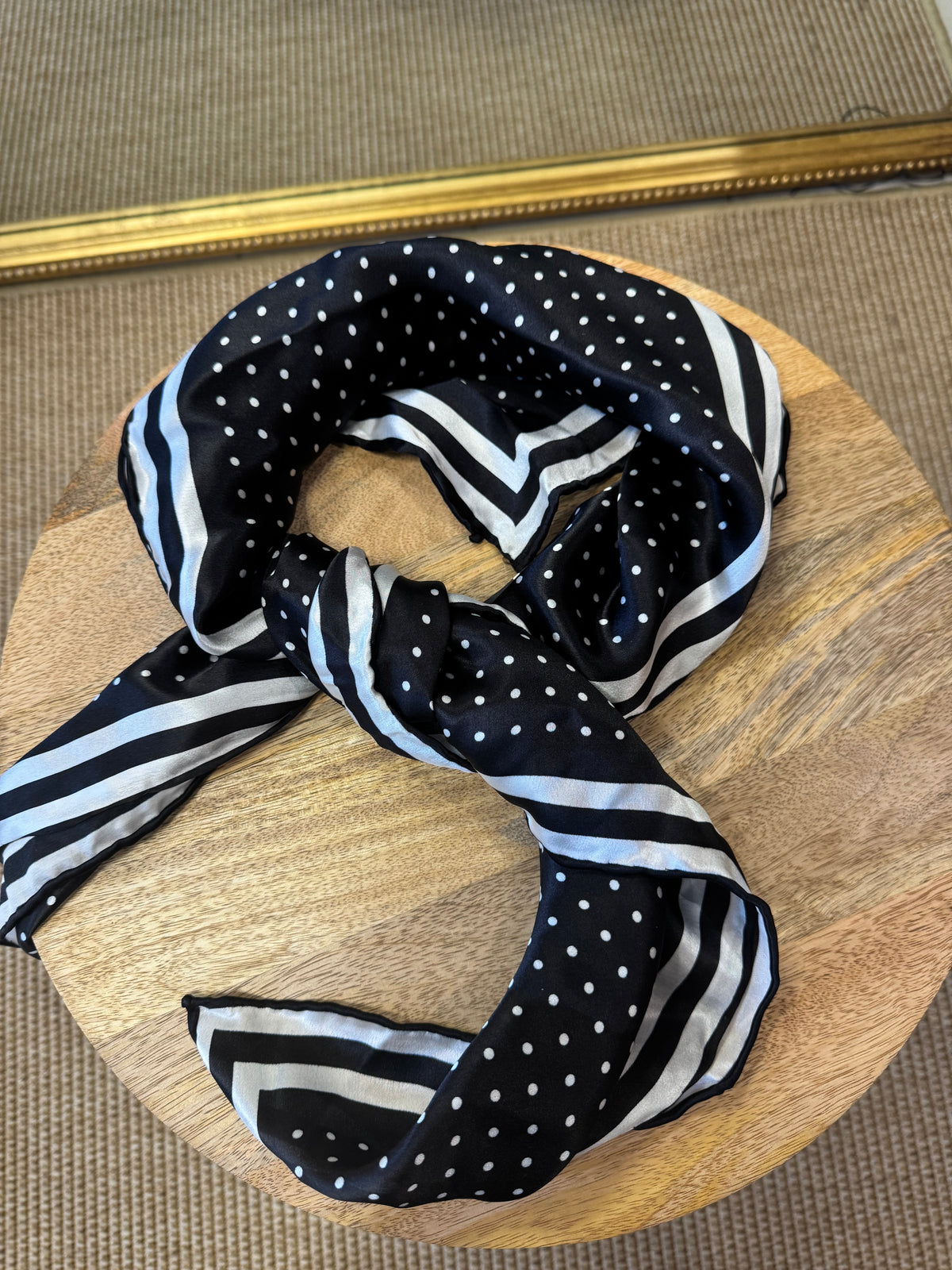 Foulard en soie - Pois