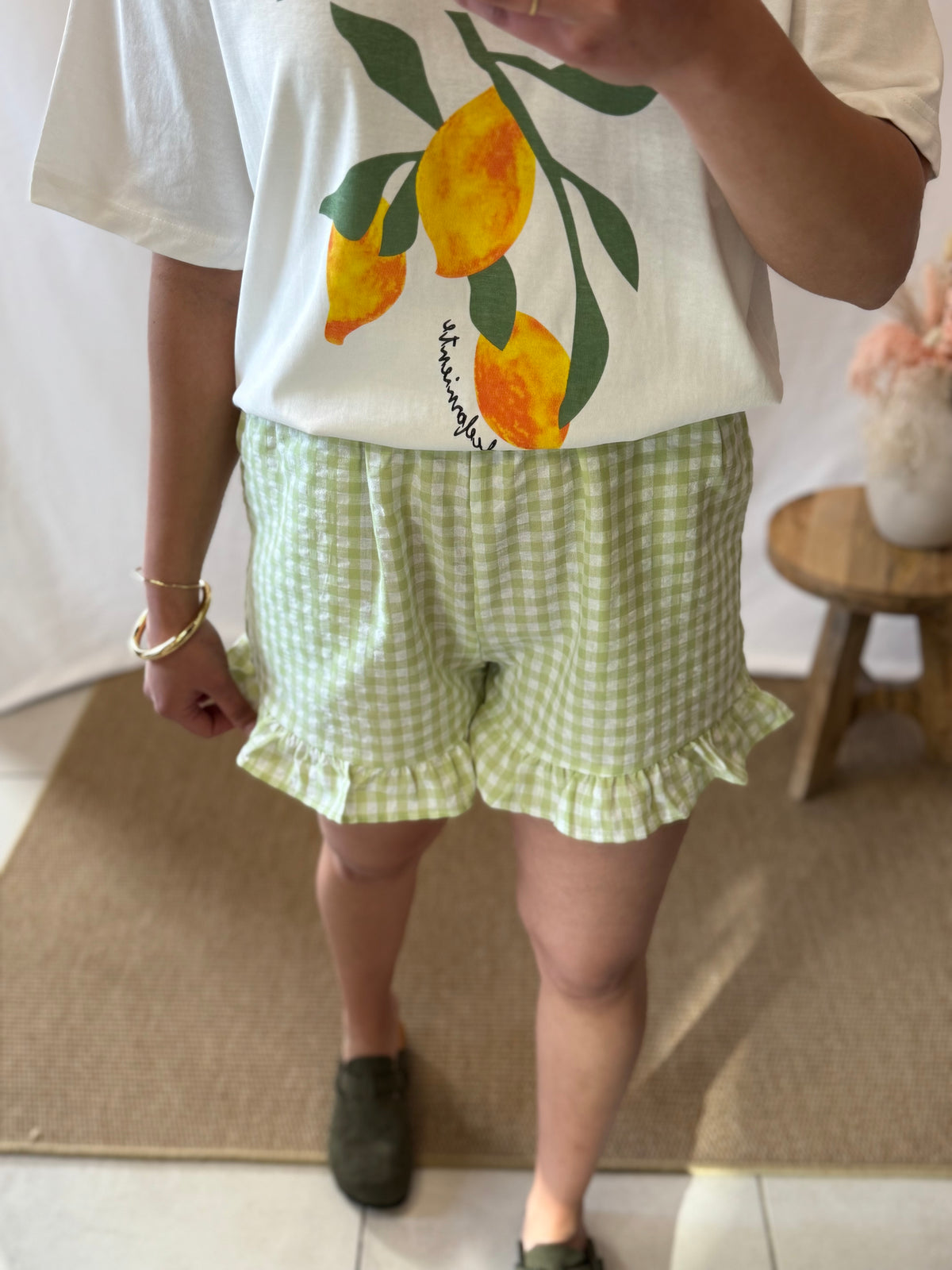 Short vichy vert - Riam
