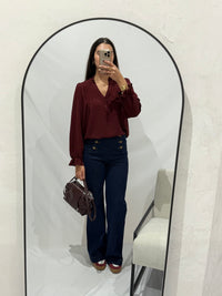 Blouse bordeaux - Astrid