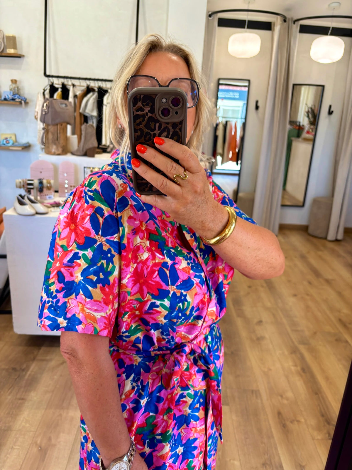 Robe Motifs Bleu GT - Hugo