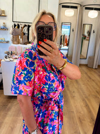 Robe Motifs Bleu GT - Hugo