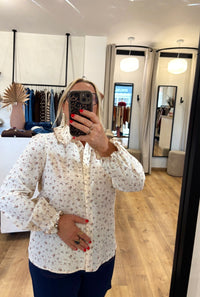 Blouse motifs marron GT - Orla