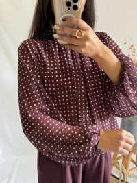 Blouse à pois - Choco