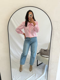 Blouse rayure rose - Rosie