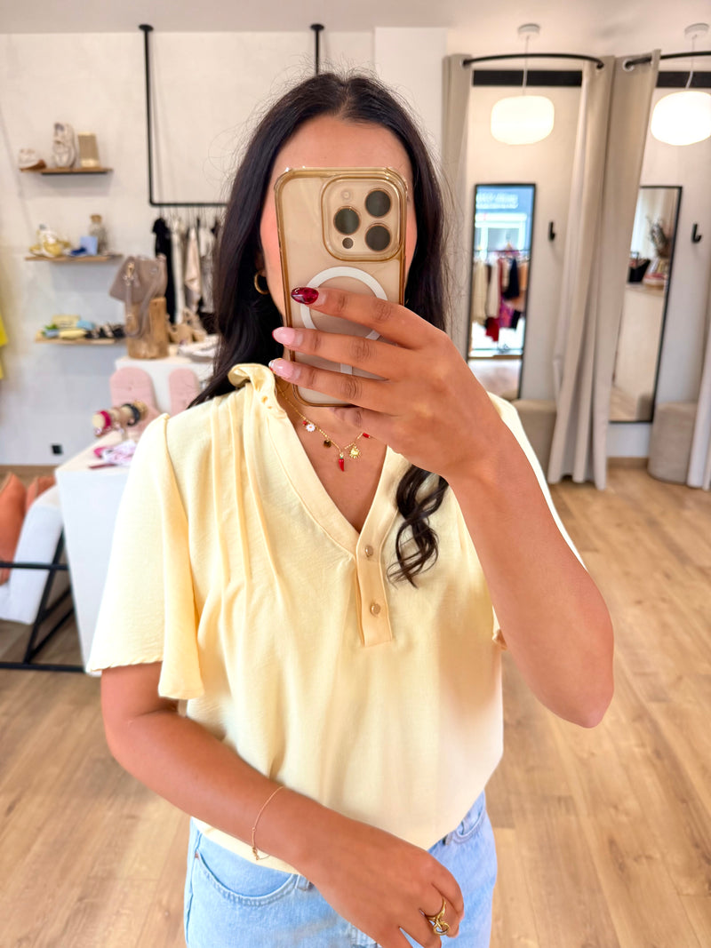 Blouse Jaune- Lena
