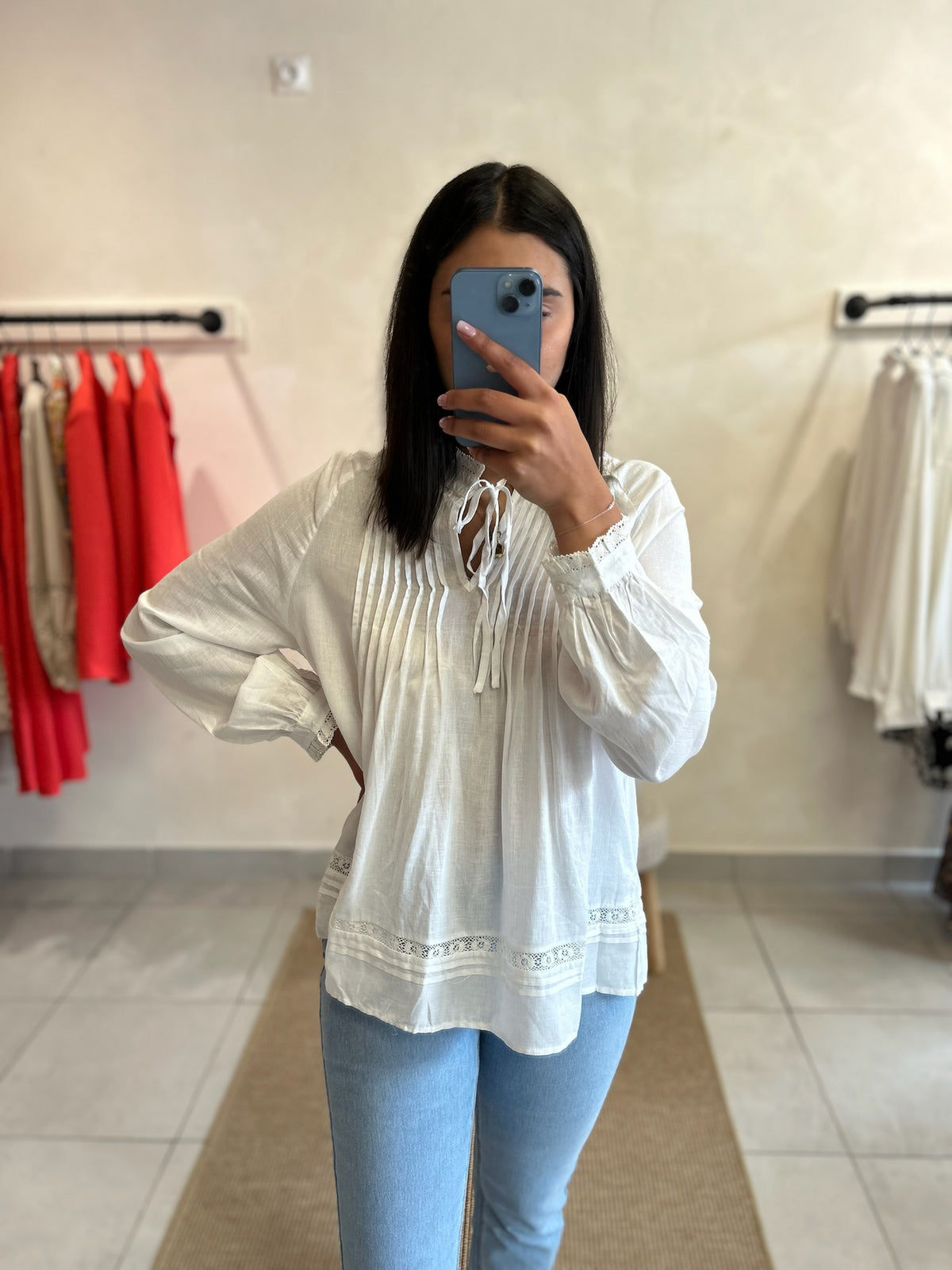 Blouse blanc - Zelia