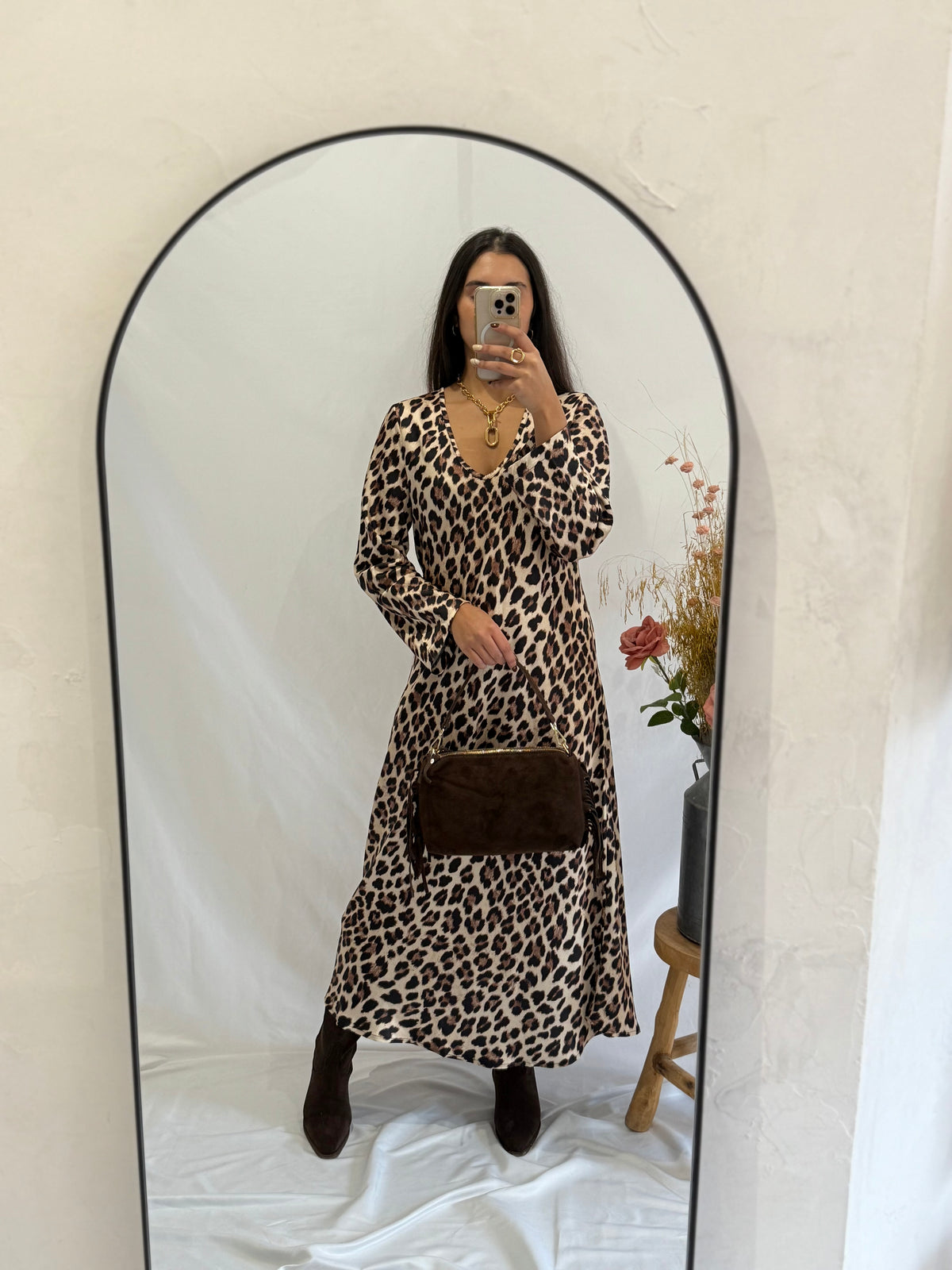 Robe longue léopard - Topia