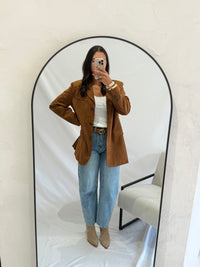 Blazer suédine - Brown