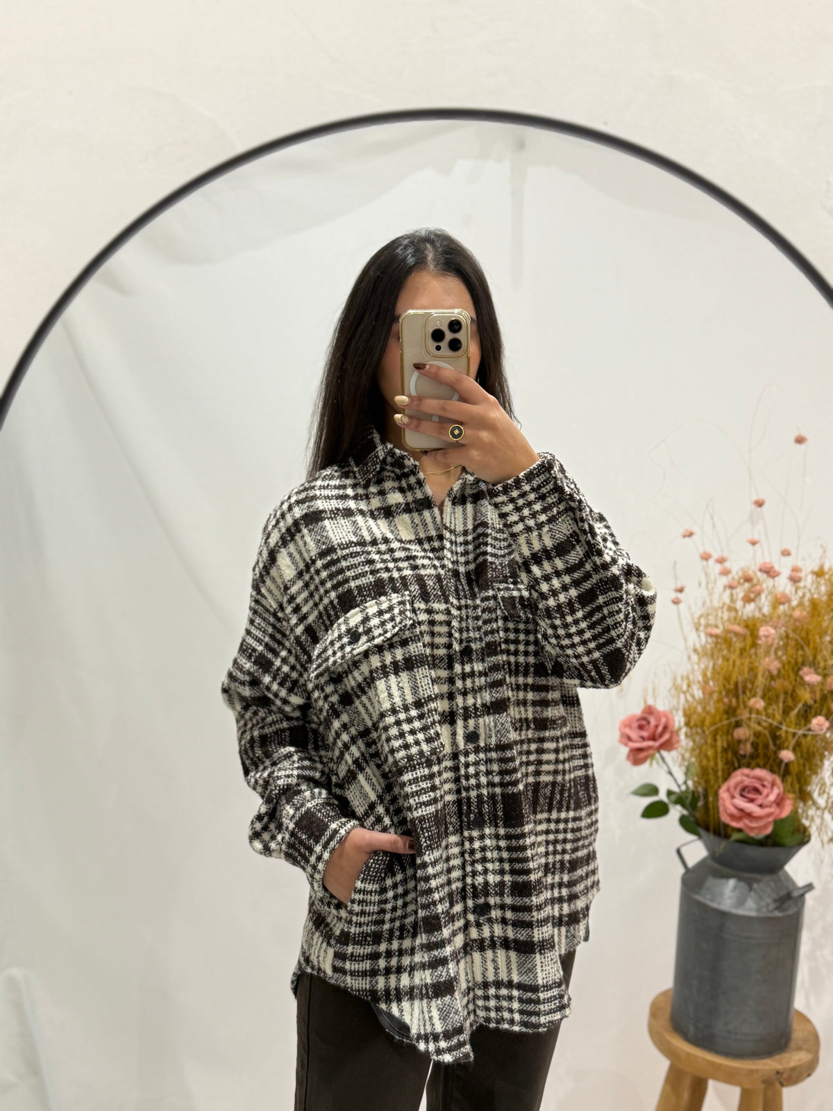 Surchemise marron - Clea