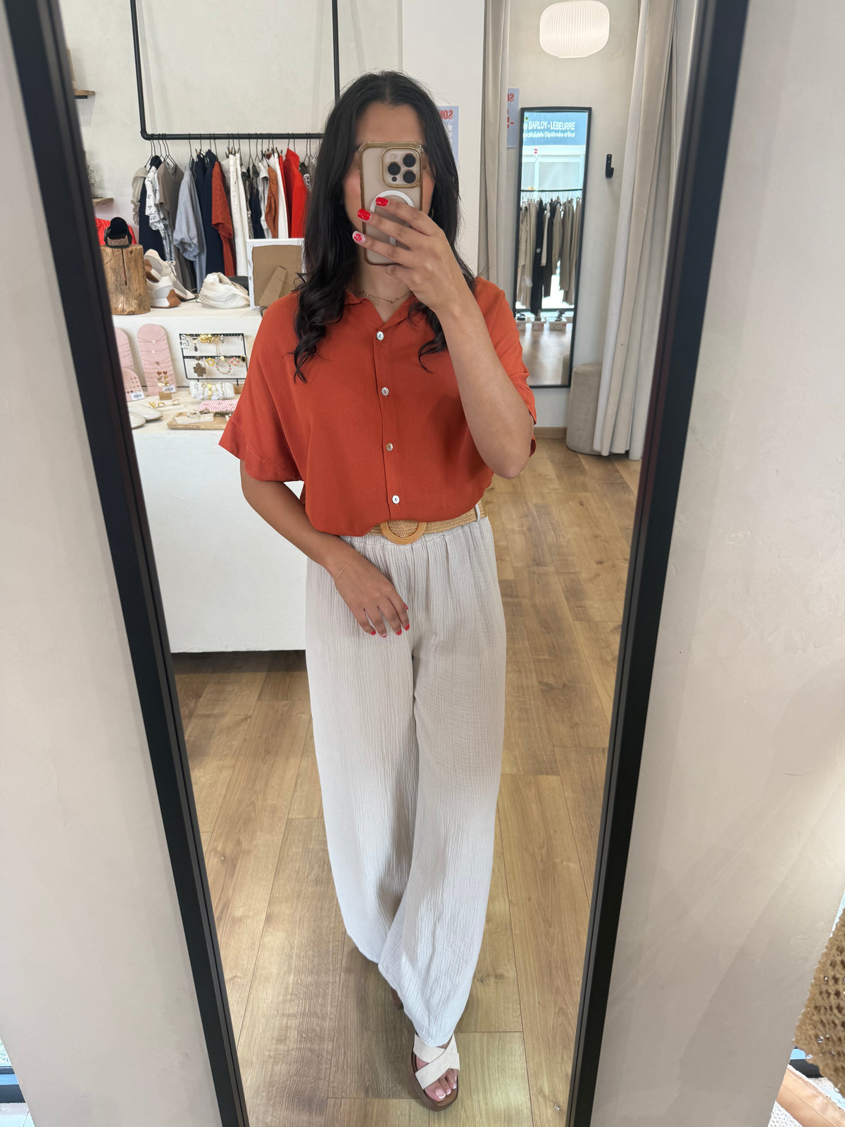 Blouse brique - urina
