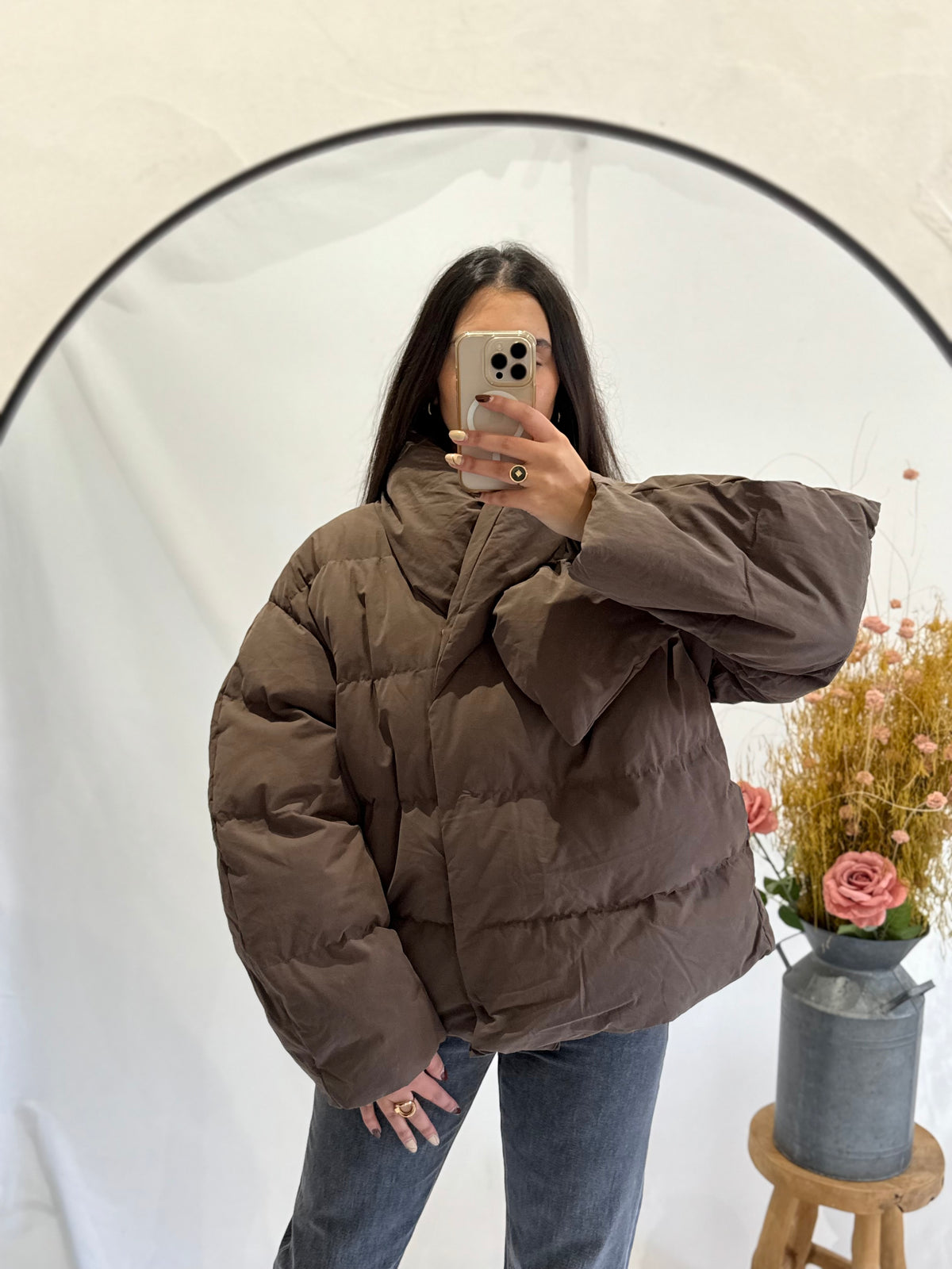 Doudoune marron - Joséphine