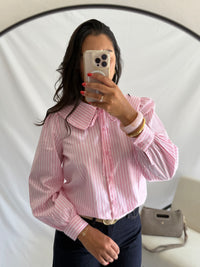 Blouse rayure rose - Rosie