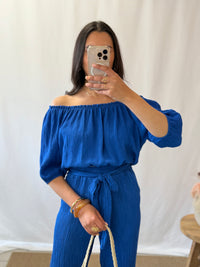 Ensemble bleu royal - Luna