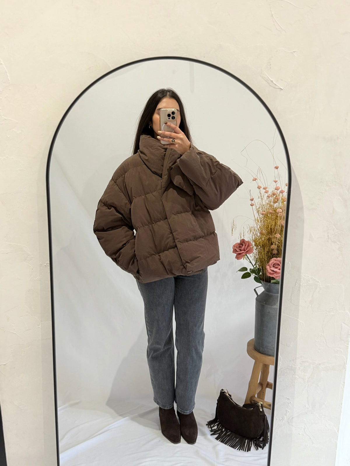 Doudoune marron - Joséphine