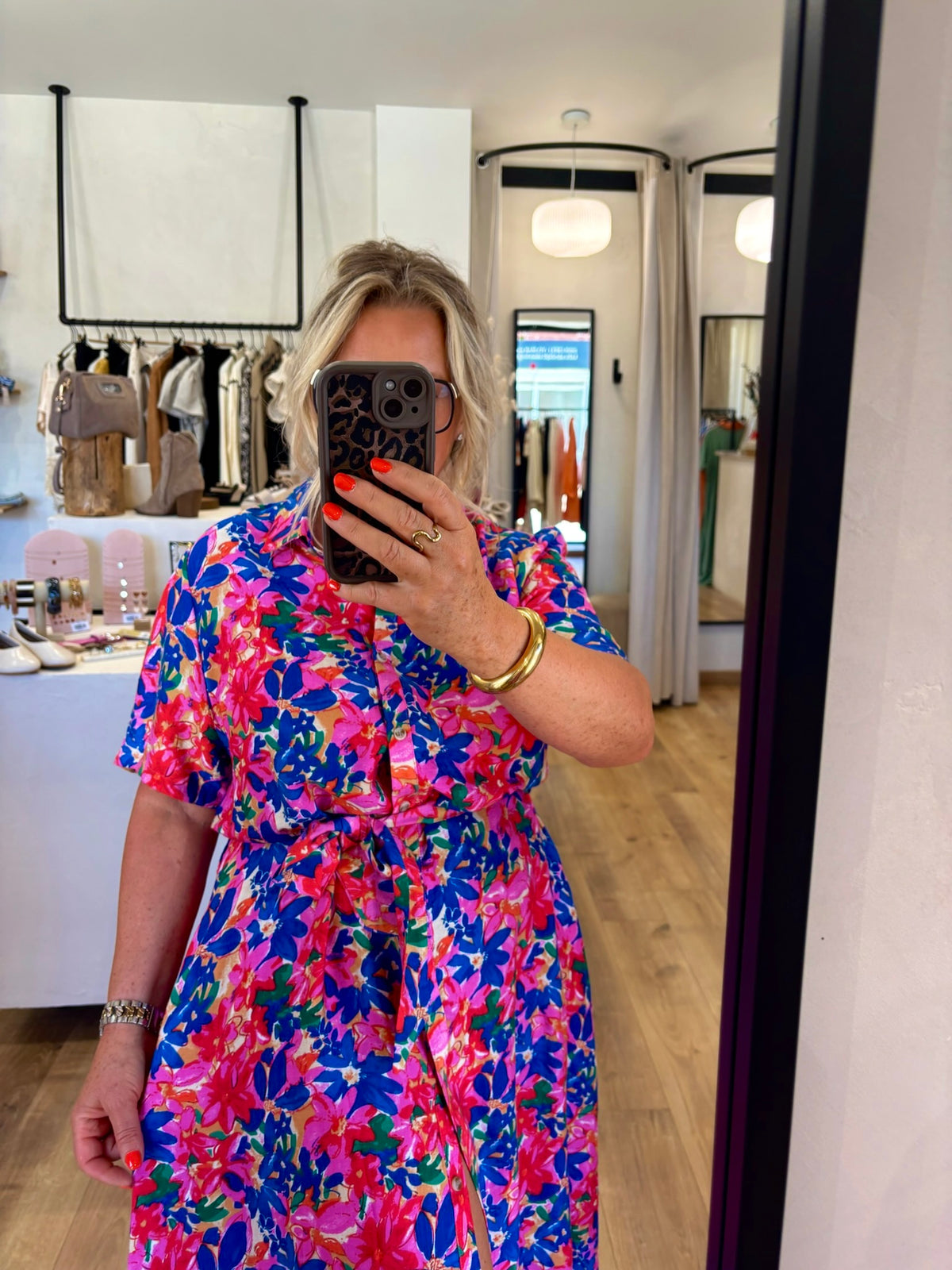 Robe Motifs Bleu GT - Hugo