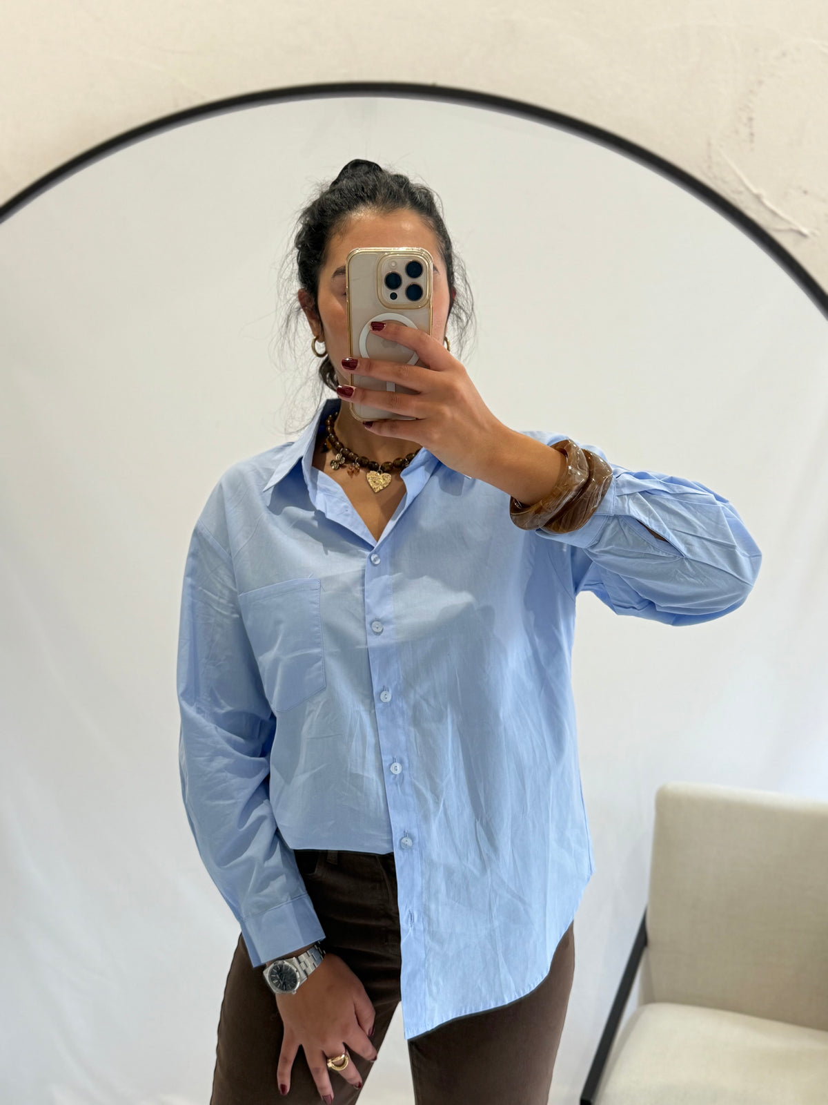 Chemise bleu - Oscar