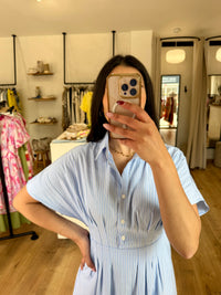Robe longue bleu - Ambre