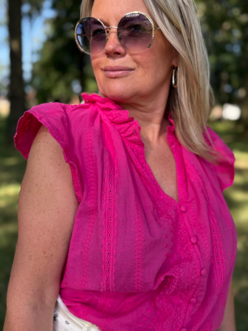 Haut fushia - Julia