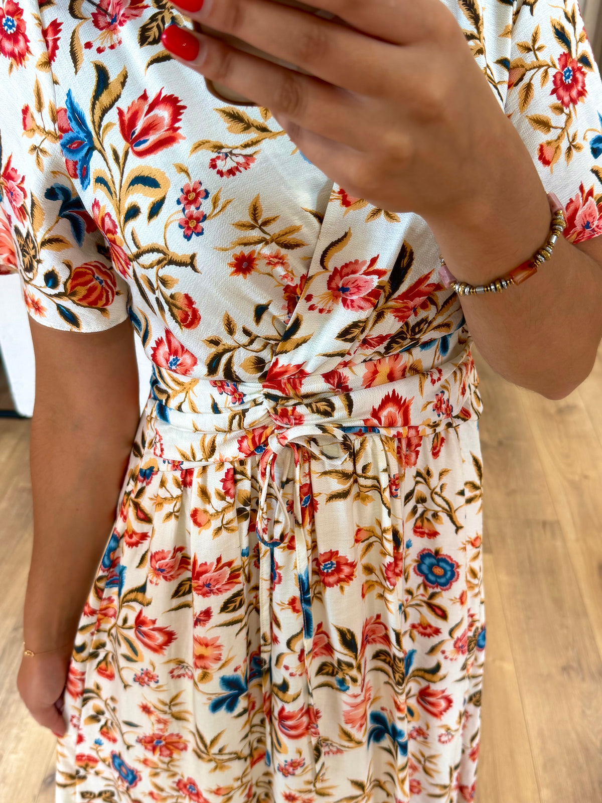 Robe longue motifs - stella