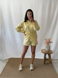 Short broderie jaune - Selia