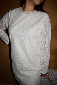 Robe broderie Beige - Jeane