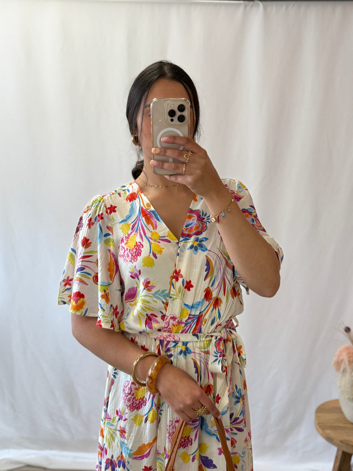 Robe longue motifs - Alida