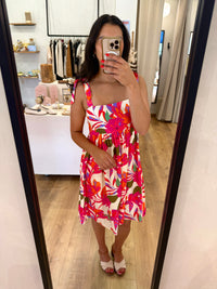 Robe motifs fushia - Julia