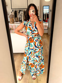 Robe motifs kaki - Nino