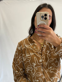 Blouse camel motifs - Alba