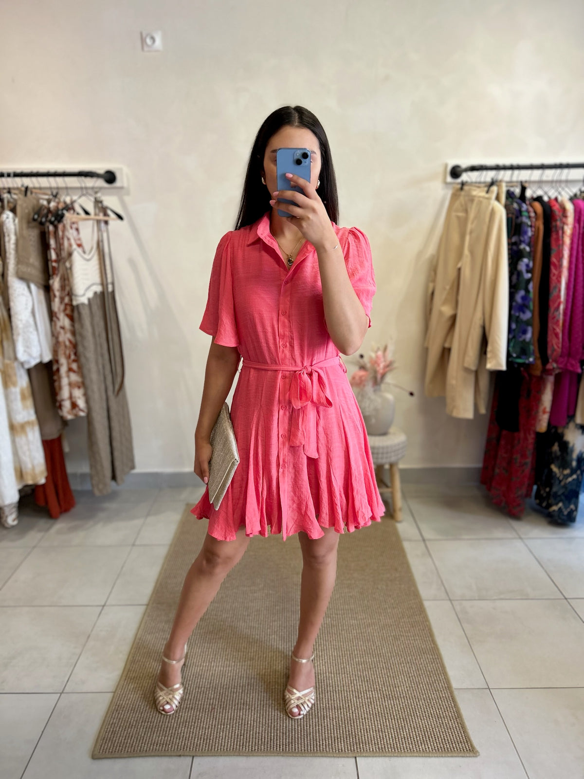 Robe Courte Corail - Orio