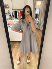 Robe courte taupe - Agatha