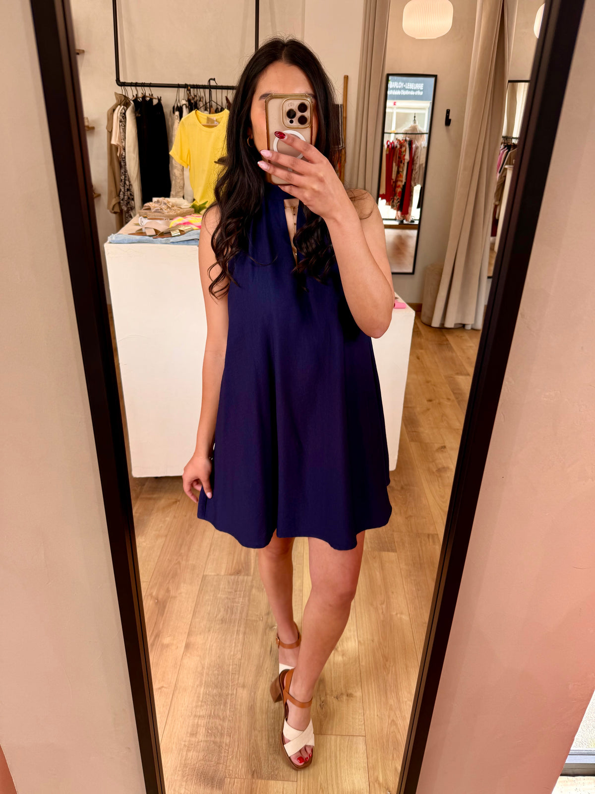 Robe courte marine - Mila