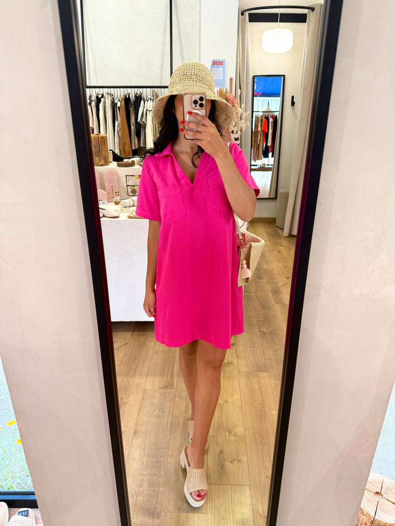 Robe fushia - Elisa