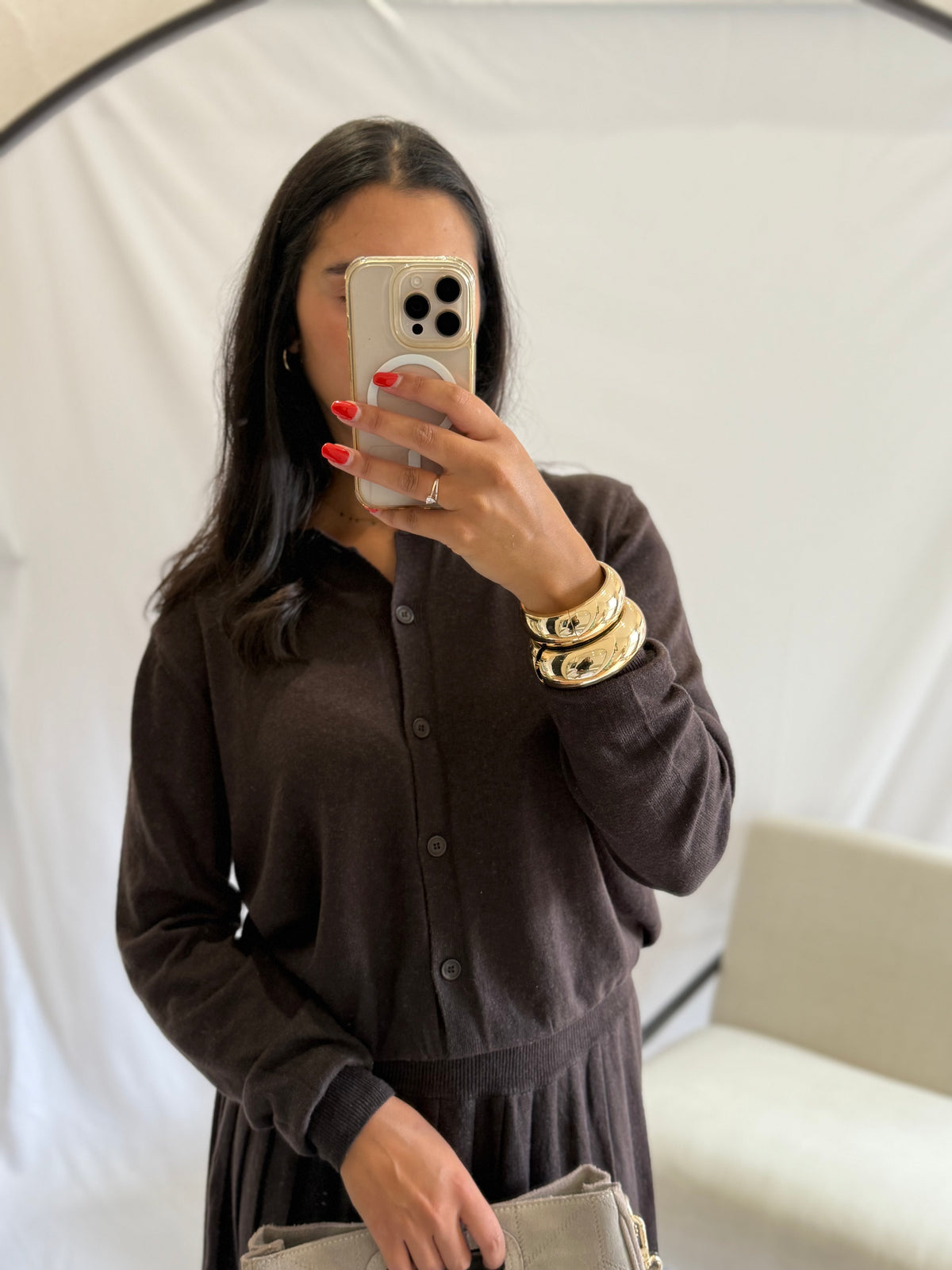 Gilet marron - Oly